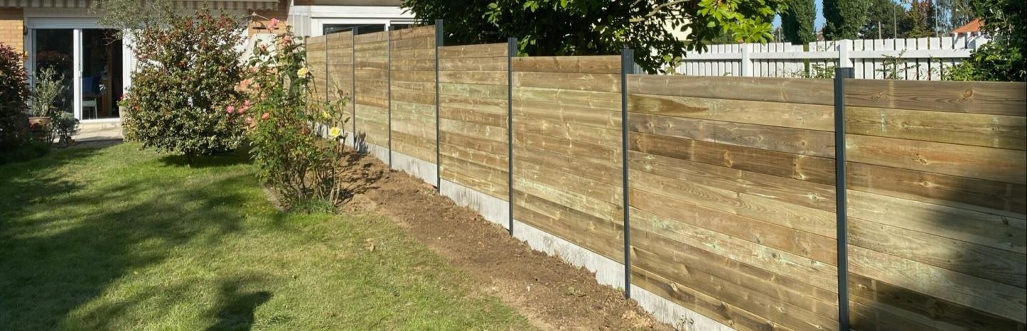 Pose et installation de clôture sur la métropole de Lille (Nord)