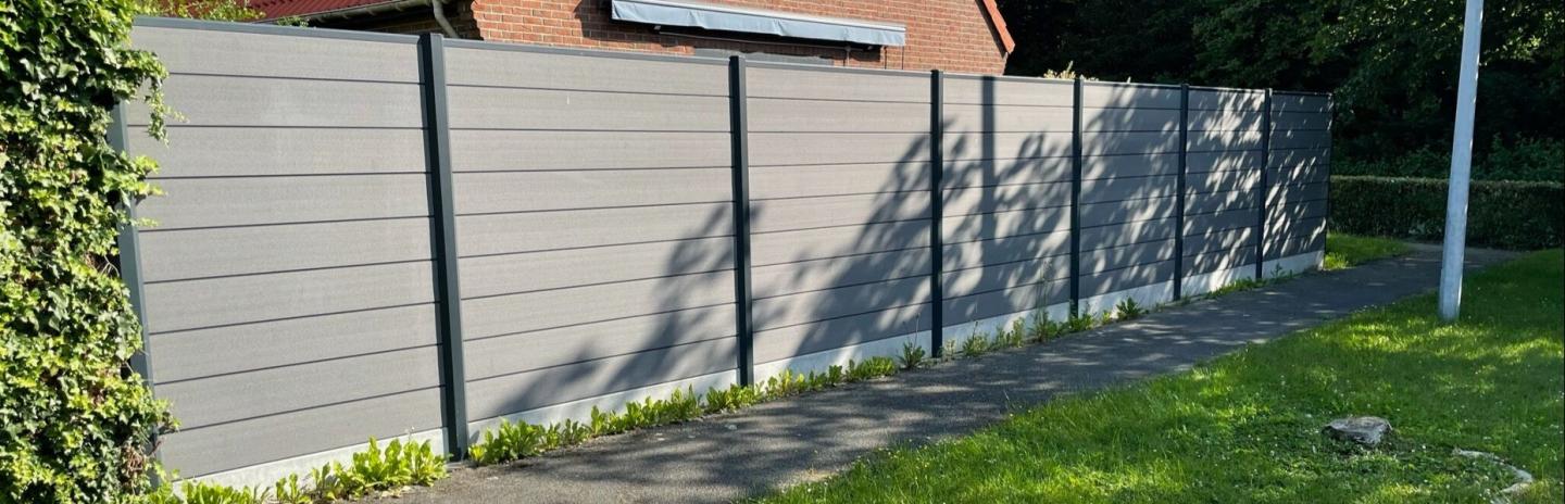 Installation et pose de clôture sur la métropole de Lille (NORD)