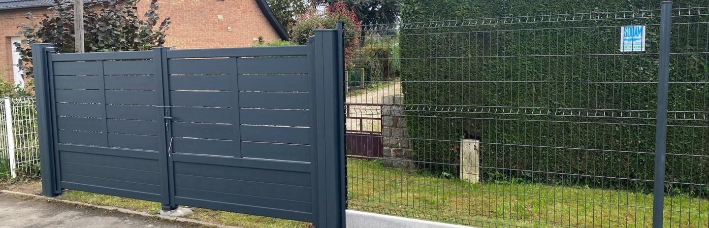 Installation et pose de portail sur la métropole de Lille (NORD)
